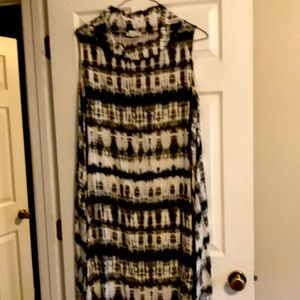 Bryn Walker Asymmetrical linen maxi dress